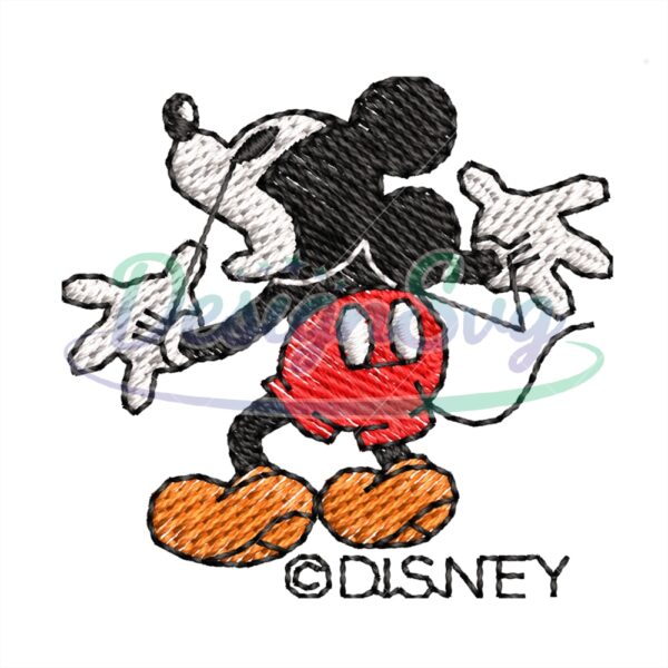Mickey Surprise Embroidery Design