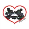 Love Mickey Couple Disney Embroidery File
