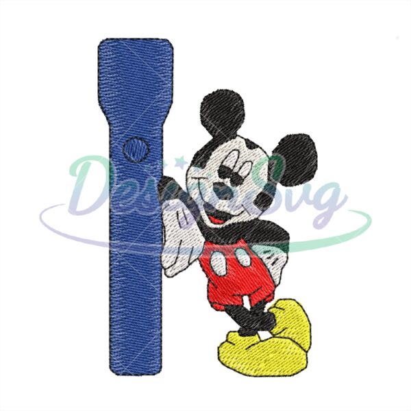 Mickey Embroidery Disney Movie Design