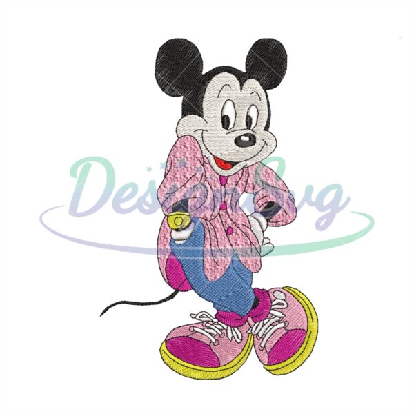 Mickey Fashion Embroidery Design