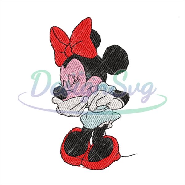 Adorable Minnie Mouse Embroidery Disney