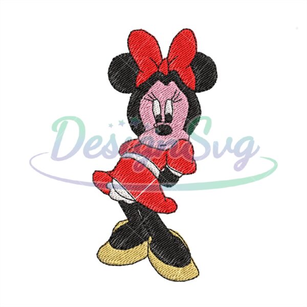 Minnie Cute Embroidery Disney Design