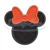 Minnie Mouse Head Logo Embroidery Design