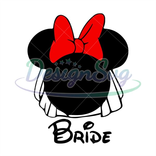 bride-minnie-mouse-red-bow-disney-wedding-svg