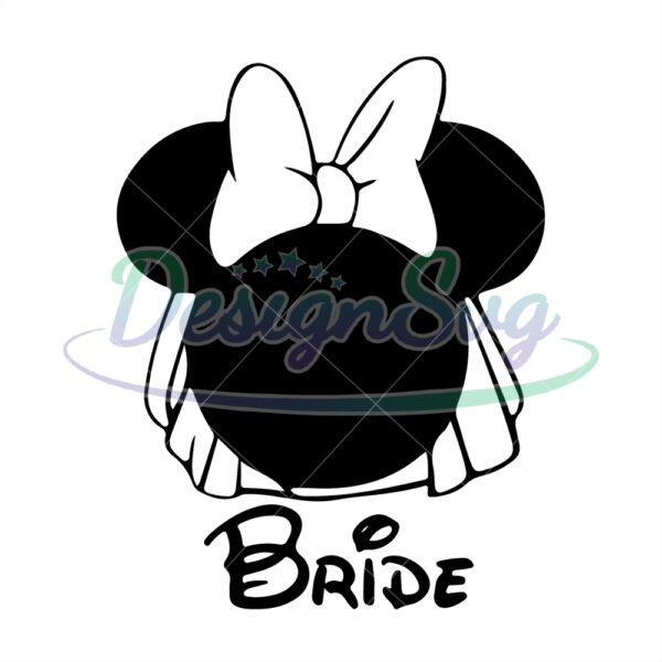 bride-minnie-mouse-white-bow-disney-wedding-svg