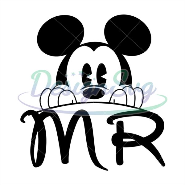 mr-groom-disney-mickey-mouse-head-wedding-logo-svg