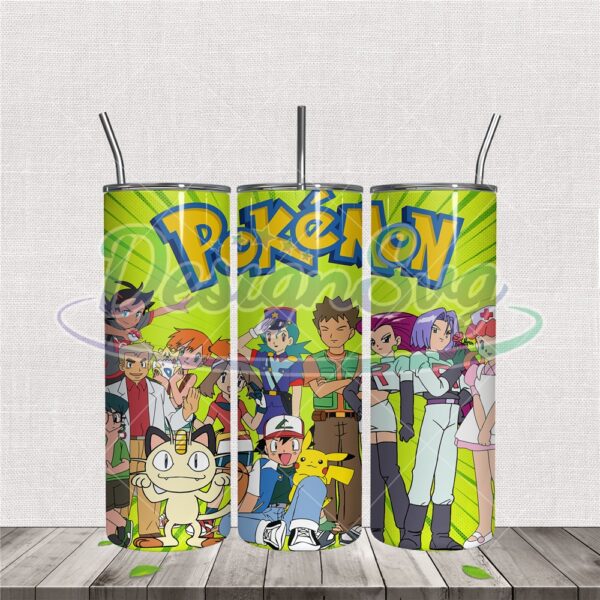 pokemon-characters-skinny-tumbler-sublimation-png