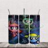 power-puff-girl-wearing-mask-tumbler-design-png