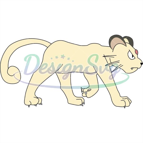 the-classy-cat-pokemon-persian-svg