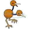 brown-orange-pokemon-doduo-logo-svg