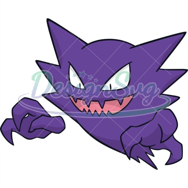 satoshi-purple-poison-and-ghost-pokemon-haunter-logo-svg
