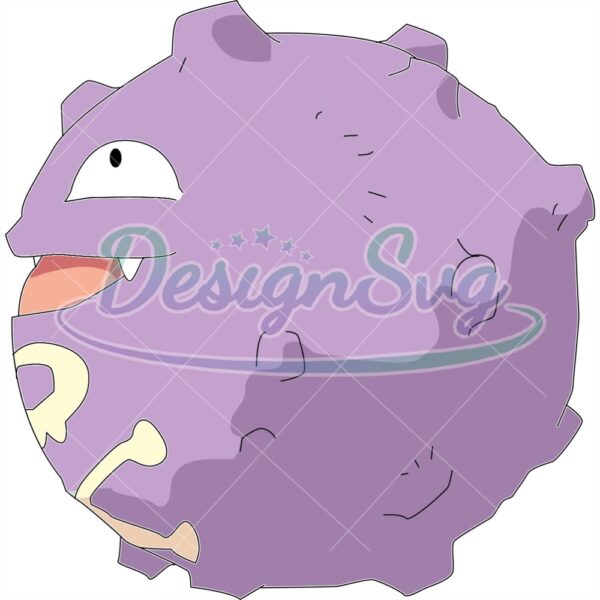 anime-spherical-poison-type-pokemon-koffing-logo-svg