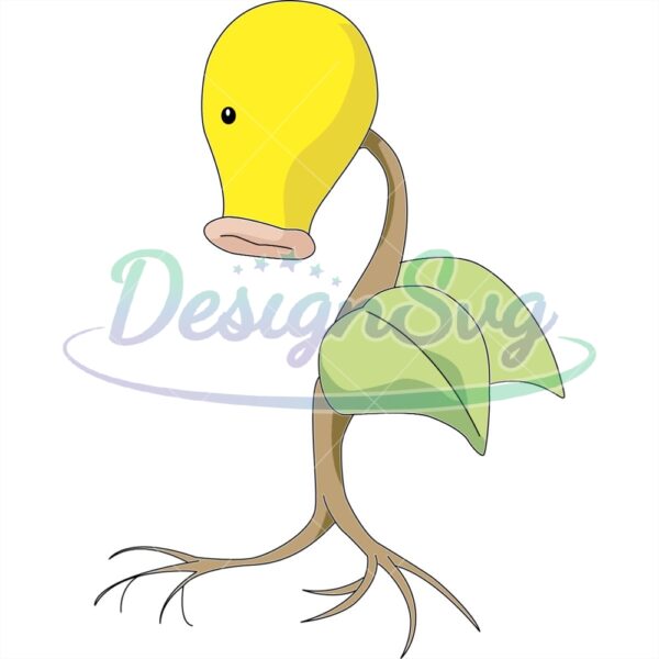 leafgreen-shiny-pokemon-bellsprout-doodle-svg
