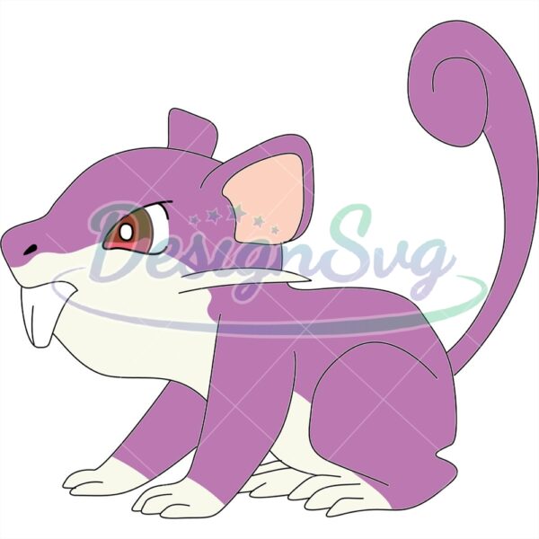 the-mouse-pokemon-rattata-side-view-anime-svg