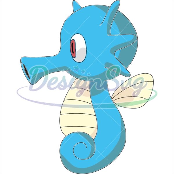 anime-water-type-pokemon-horsea-side-view-svg