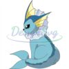 cute-water-type-pokemon-vaporeon-eevee-svg