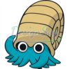 anime-rock-water-pokemon-blue-omanyte-svg