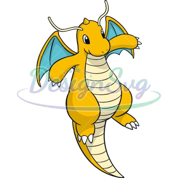 anime-flying-draconic-cute-pokemon-dragonite-svg