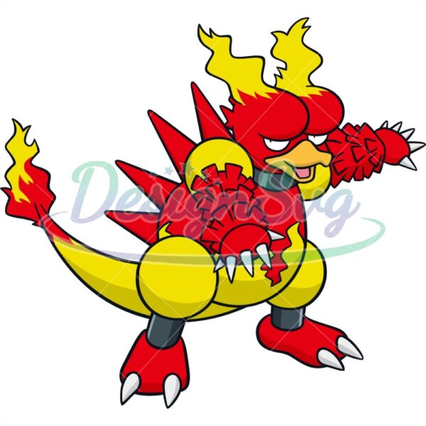anime-fire-red-pokemon-magmar-character-svg