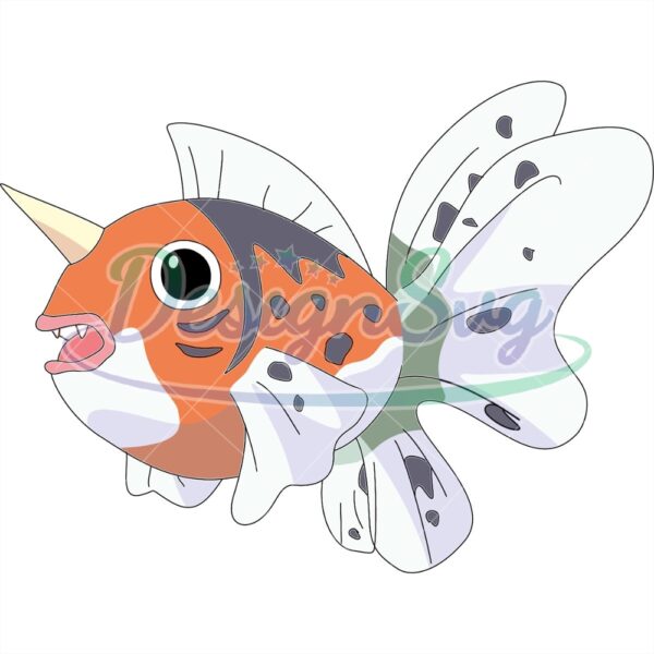 anime-seaking-water-type-pokemon-character-svg