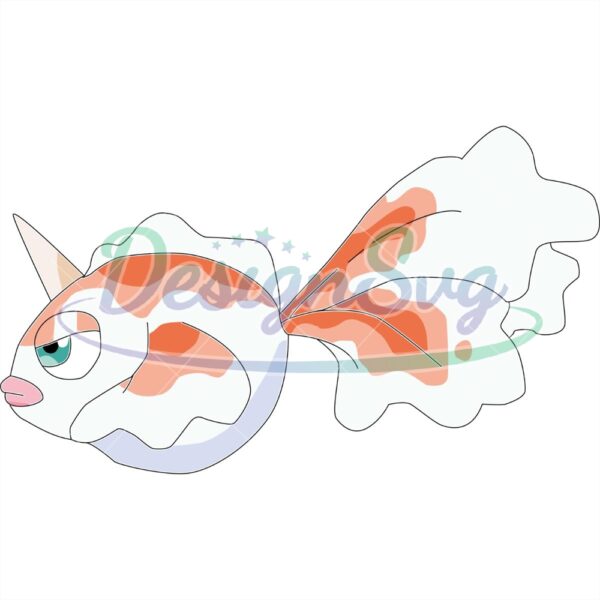 anime-goldeen-water-type-pokemon-side-view-svg