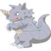 anime-cute-rhydon-the-rock-ground-type-pokemon-svg
