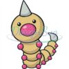 anime-cartoon-character-weedle-the-bug-poison-type-pokemon-svg