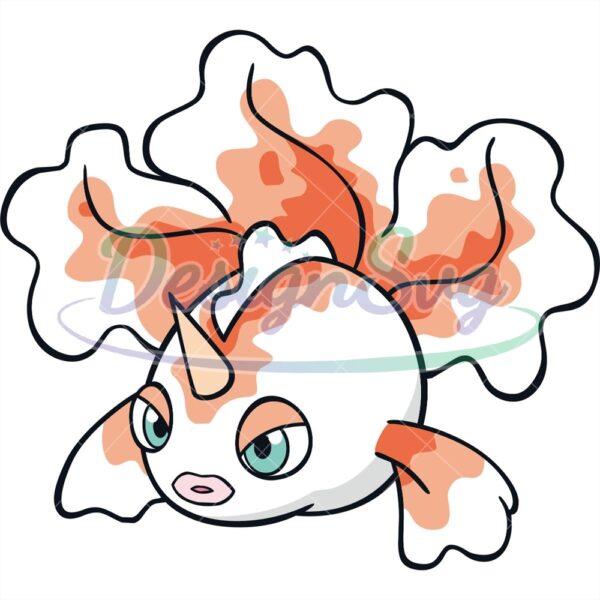 anime-cartoon-water-fish-type-pokemon-goldeen-svg