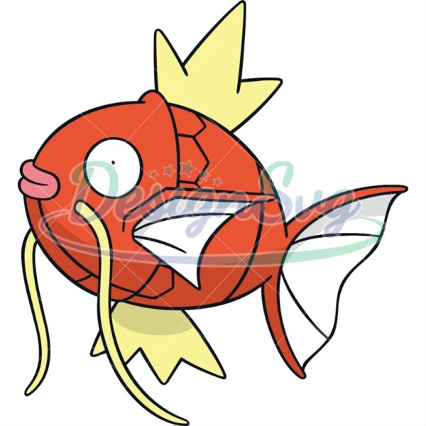 anime-cartoon-character-fish-pokemon-red-magikarp-svg