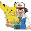 satoshi-ash-ketchum-and-pikachu-pokemon-anime-svg