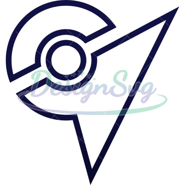 Anime Pokemon GO Gym Logo Icon SVG