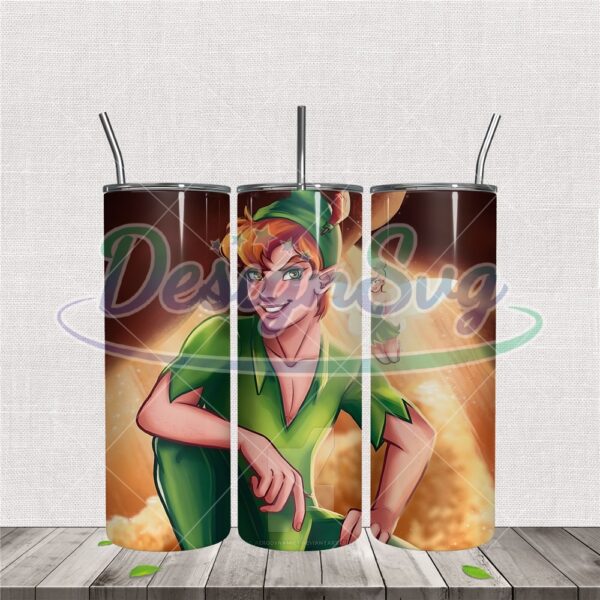 handsome-peter-pan-sitting-with-fairytale-tumbler-png
