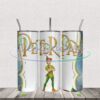 peter-pand-gold-text-20oz-skinny-tumbler-sublimation-design-png
