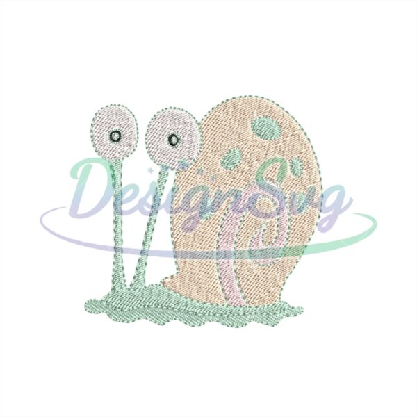spongebob-gary-the-snail-embroidery-png