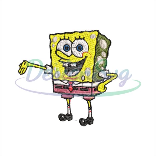 cartoon-spongebob-squarepants-embroidery-png