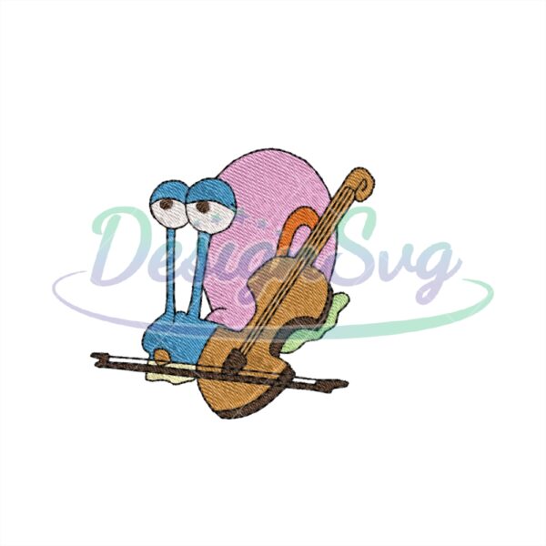 gary-the-snail-violin-embroidery-png