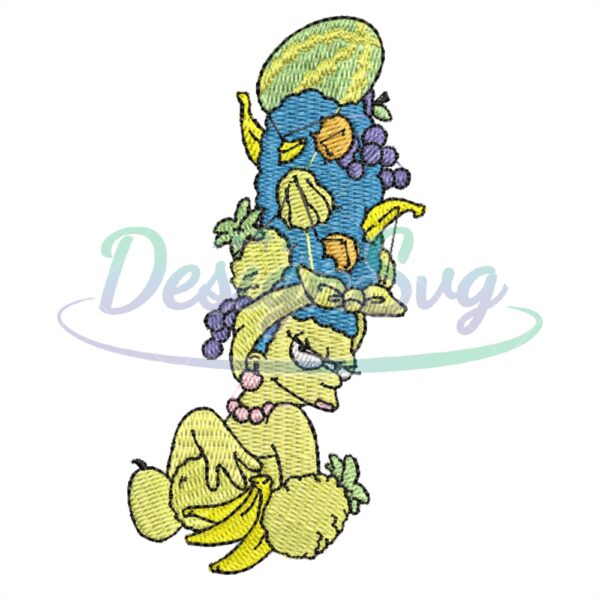 fruit-costume-marge-simpsons-embroiderypng