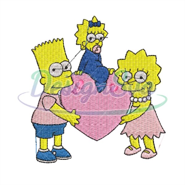 the-simpsons-family-valentine-day-embroiderypng