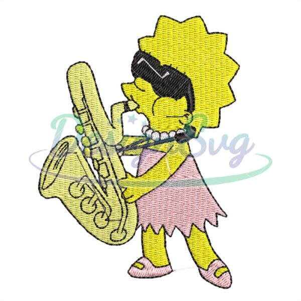 the-simpsons-lisas-sax-embroiderypng