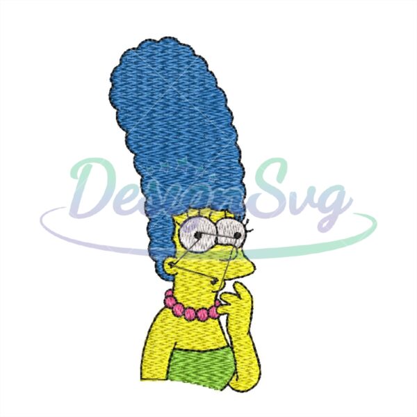 marge-simpson-head-embroiderypng