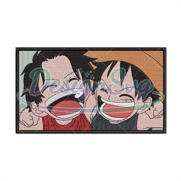 one-piece-ace-and-luffy-anime-embroidery-file