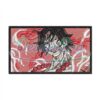 Ace Flame Rectangle Anime Embroidery Design