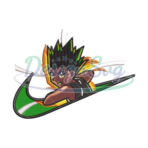 gon-x-nike-logo-embroidery-design-png