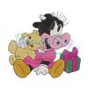 Baby Clarabelle Cow And Toy Embroidery