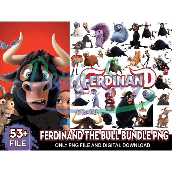 53-files-ferdinand-the-bull-bundle-png-cartoon-png
