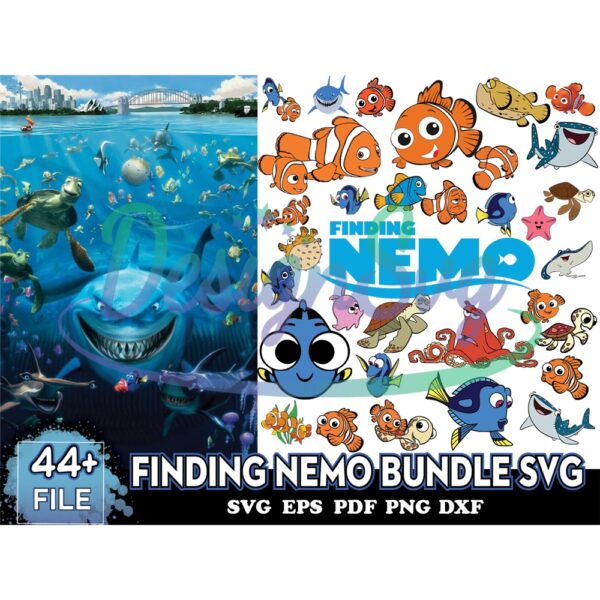 44-files-finding-nemo-bundle-svg-cartoon-fish-svg