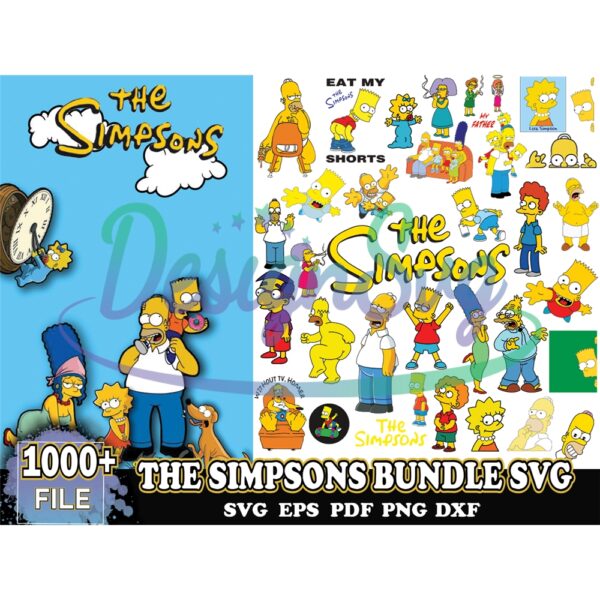 1000-files-the-simpsons-bundle-svg-cartoon-svg