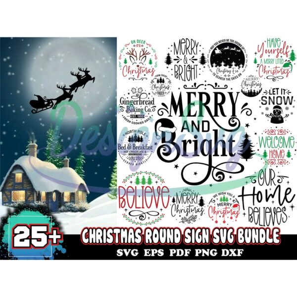 25-design-christmas-round-sign-svg-bundle-christmas-svg-xmas-svg-merry-christmas-svg-instant-download