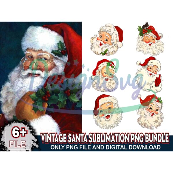 6-designs-vintage-santa-sublimation-png-bundle-christmas-png-santa-png-vintage-santa-png-xmas-png-merry-christmas-png-christmas-clipart