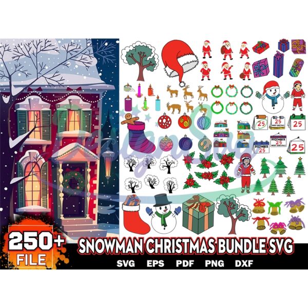 250-snowman-christmas-svg-bundle-christmas-svg-santa-svg-snowman-svg-christmas-cut-files-instant-download